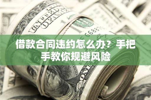 北京借款合同违约怎么办？手把手教你规避风险