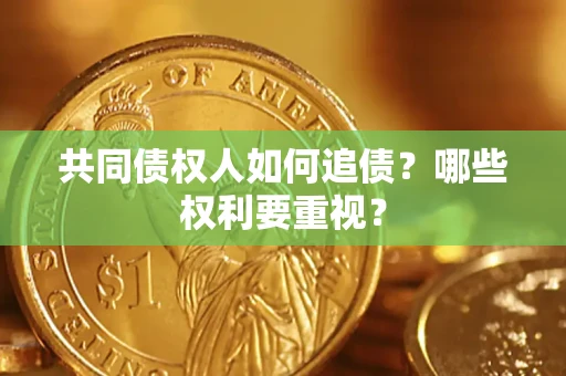 北京共同债权人如何追债？哪些权利要重视？