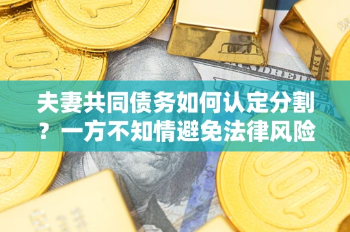 北京夫妻共同债务如何认定分割？一方不知情避免法律风险必看！